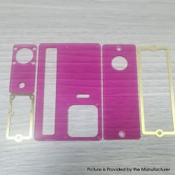 Authentic MK MODS Cover Panel Plate for SAN AIO Boro Box Mod - Pink, Acrylic