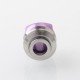 Monarchy Ultra Whistle Style Drip Tip for BB / Billet / Boro AIO Box Mod - Purple, Stainless Steel + Aluminum