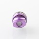 Monarchy Ultra Whistle Style Drip Tip for BB / Billet / Boro AIO Box Mod - Purple, Stainless Steel + Aluminum