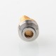 Monarchy Ultra Whistle Style Drip Tip for BB / Billet / Boro AIO Box Mod - Gold, Stainless Steel + Aluminum