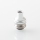 Monarchy Ultra Whistle Style Drip Tip for BB / Billet / Boro AIO Box Mod - Silver, Stainless Steel + Aluminum