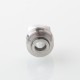 Monarchy Ultra Whistle Style Drip Tip for BB / Billet / Boro AIO Box Mod - Silver, Stainless Steel + Aluminum