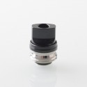 Monarchy Ultra Whistle Style Drip Tip for BB / Billet / Boro AIO Box Mod - Black, Stainless Steel + Aluminum