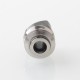 Monarchy Ultra Whistle Style Drip Tip for BB / Billet / Boro AIO Box Mod - Black, Stainless Steel + Aluminum