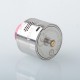 Authentic Steam Crave Hadron RDSA Rebuildable Dripping Atomizer - Silver, Postless Deck, BF Pin, 30mm Diameter