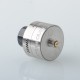 Authentic Steam Crave Hadron Mesh RDSA Rebuildable Dripping Atomizer - Silver, Dual Mesh Deck, BF Pin, 30mm Diameter