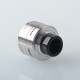 Authentic Steam Crave Hadron Mesh RDSA Rebuildable Dripping Atomizer - Silver, Dual Mesh Deck, BF Pin, 30mm Diameter