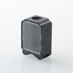 Monarchy Mnch King Duck Style Boro Tank for SXK BB / Billet AIO Box Mod Kit - Black, POM