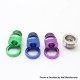 SXK Monarchy Ultra Whistle Style Drip Tip for BB / Billet / Boro AIO Box Mod - Purple, 316 Stainless Steel + Aluminum