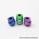 SXK Monarchy Ultra Whistle Style Drip Tip for BB / Billet / Boro AIO Box Mod - Green, 316 Stainless Steel + Aluminum