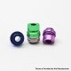 SXK Monarchy Ultra Whistle Style Drip Tip for BB / Billet / Boro AIO Box Mod - Blue, 316 Stainless Steel + Aluminum