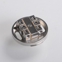 Authentic Steam Crave Aromamizer Titan V2 RDTA Atomizer Replacement Postless Deck - Silver, Paralle and Serial Coil Building