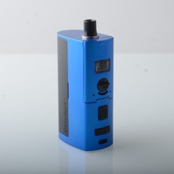 Authentic Steam Crave Meson AIO 100W Boro Mod Kit - Blue, 5~100W, 1 x 18650 / 20700 / 21700, 5ml