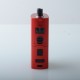 Authentic Steam Crave Meson AIO 100W Boro Mod Kit - Red, 5~100W, 1 x 18650 / 20700 / 21700, 5ml