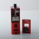 Authentic Steam Crave Meson AIO 100W Boro Mod Kit - Red, 5~100W, 1 x 18650 / 20700 / 21700, 5ml