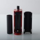 Authentic Steam Crave Meson AIO 100W Boro Mod Kit - Red, 5~100W, 1 x 18650 / 20700 / 21700, 5ml