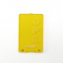 SXK Replacement Tank Plate for PRC ION Box Mod Kit - Yellow, Acrylic, (1 PC)