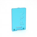 SXK Replacement Tank Plate for PRC ION Box Mod Kit - Blue, Acrylic, (1 PC)