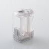 French Mini Style AIO Boro Box Mod - Translucent, 1 x 18350, Constant Voltage 3.2V / 3.7V / 4.2V