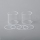 Authentic Steam Crave Meson RTA Replacement Straight Glass Tank Tube - 4.5ml (2 PCS)
