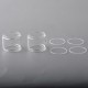 Authentic Steam Crave Meson RTA Replacement Bubble Glass Tank Tube - 6.0ml (2 PCS)