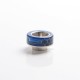 Authentic Steam Crave Aromamizer Ragnar RDTA Replacement 810 Wide Bore Drip Tip - Blue, Honeycomb Resin + SS, 22mm Diameter