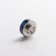 Authentic Steam Crave Aromamizer Ragnar RDTA Replacement 810 Wide Bore Drip Tip - Blue, Honeycomb Resin + SS, 22mm Diameter