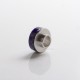 Authentic Steam Crave Aromamizer Ragnar RDTA Replacement 810 Wide Bore Drip Tip - Purple, Honeycomb Resin + SS, 22mm Diameter