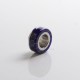 Authentic Steam Crave Aromamizer Ragnar RDTA Replacement 810 Wide Bore Drip Tip - Purple, Honeycomb Resin + SS, 22mm Diameter