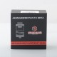 Authentic Steam Crave Aromamizer Plus V3 RDTA Rebuildable Atomizer - Silver, 12ml / 3ml, 30mm