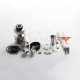 Authentic Steam Crave Aromamizer Ragnar RDTA Rebuildable Dripping Tank Atomizer Advanced Kit - Silver, 18ml / 25ml, 35mm