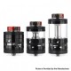 Authentic Steam Crave Aromamizer Ragnar RDTA Rebuildable Dripping Tank Atomizer Advanced Kit - Black, 18ml / 25ml, 35mm