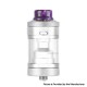 Authentic Steam Crave Meson RTA Rebuildable Tank Atomizer - Silver, 5ml / 6ml, DL / RDL, 25mm