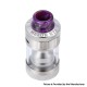 Authentic Steam Crave Meson RTA Rebuildable Tank Atomizer - Silver, 5ml / 6ml, DL / RDL, 25mm