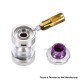 Authentic Steam Crave Meson RTA Rebuildable Tank Atomizer - Silver, 5ml / 6ml, DL / RDL, 25mm