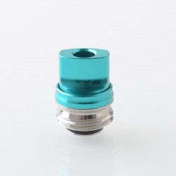 Monarchy Ultra Whistle Style Drip Tip for BB / Billet / Boro AIO Box Mod - Green, Stainless Steel + Aluminum