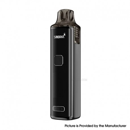 [Ships from Bonded Warehouse] Authentic Smoant Charon T50 Pod Mod Kit - Midnight Black, VW 1~50W, 1500mAh, 4ml, 0.4 / 0.6ohm