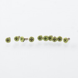 Authentic MK MODS Replacement Screws for VandyVape Pulse AIO V2 Mod Kit - Fluo Green, (10 PCS)