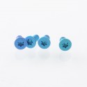 Authentic MK MODS Replacement Titanium Screws for Aspire Raga Aio Pod - Blue (4 PCS)