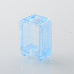 Monarchy Mnch King Duck Style Boro Tank for SXK BB / Billet AIO Box Mod Kit - Translucent Blue, PC