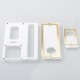 Authentic MK MODS Cover Panel Plate for SAN AIO Boro Box Mod - White, Acrylic