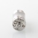 BY-KA V.10 Style MTL RTA Rebuildable Tank Atomizer - Silver, 5ml, 22mm, standard Version