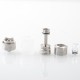 BY-KA V.10 Style MTL RTA Rebuildable Tank Atomizer - Silver, 5ml, 22mm, standard Version