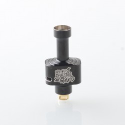 Rekavape Wick'd Remix'd Sturdy MFG Style RBA Bridge for Billet / BB / Boro Tank - Black, Air Pins 1.2, 2, 2.5, 3, 3.5, 4, 4.5mm