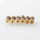 Rekavape Wick'd Remix'd Sturdy MFG Style RBA Bridge for Billet / BB / Boro Tank - Black, Air Pins 1.2, 2, 2.5, 3, 3.5, 4, 4.5mm