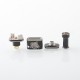 Rekavape Wick'd Remix'd Sturdy MFG Style RBA Bridge for Billet / BB / Boro Tank - Black, Air Pins 1.2, 2, 2.5, 3, 3.5, 4, 4.5mm