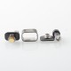 Rekavape Wick'd Remix'd Sturdy MFG Style RBA Bridge for Billet / BB / Boro Tank - Black, Air Pins 1.2, 2, 2.5, 3, 3.5, 4, 4.5mm