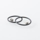 Rekavape Wick'd Remix'd Sturdy MFG Style RBA Bridge for Billet / BB / Boro Tank - Black, Air Pins 1.2, 2, 2.5, 3, 3.5, 4, 4.5mm