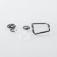 Monarchy DotMobb V2 Style RBA Tank for dotMod dotAIO V1 / V2 Pod - Silver, 1.0 / 1.2 / 1.5 / 1.8 / 2.0 / 3.5mm