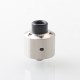 Kindbright Hussar Style RDA Rebuildable Dripping Atomizer w/ BF Pin - Silver, 316 Stainless Steel, 22mm Diameter